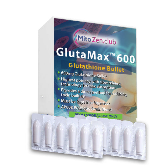 GlutaMax™ 600 – Advanced Glutathione Suppoisotry + Probiotic Complex