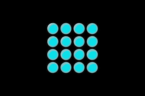 A grid of blue pills, the best supplements for intermittent fasting.