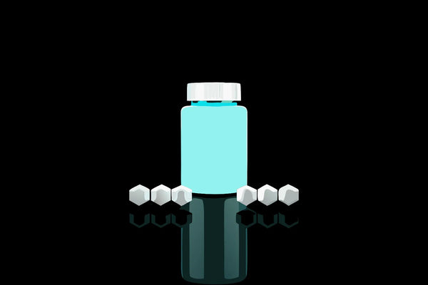 A bottle of the glutathione supplement for antioxidant and detox support.