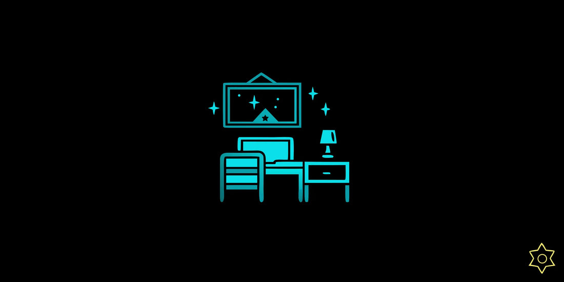 EMF protection devices arranged in a modern wellness home