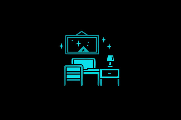 EMF protection devices arranged in a modern wellness home