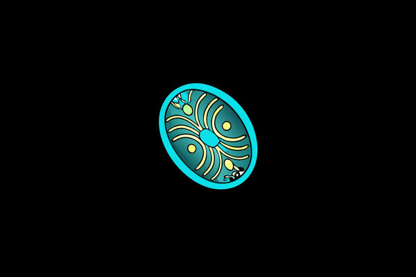 Microscopic view of mitochondria glowing with energy inside human cells