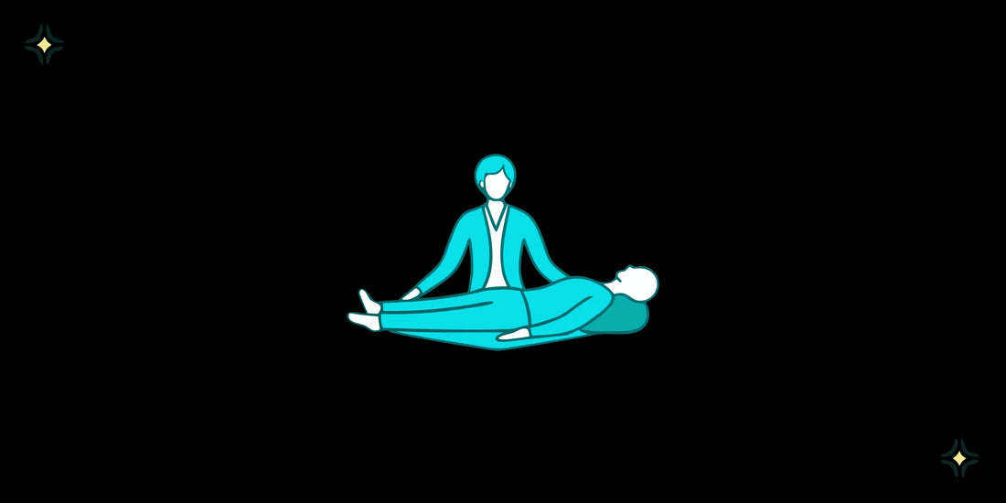 A practitioner guides a person through somatic healing practices for stress and trauma release.