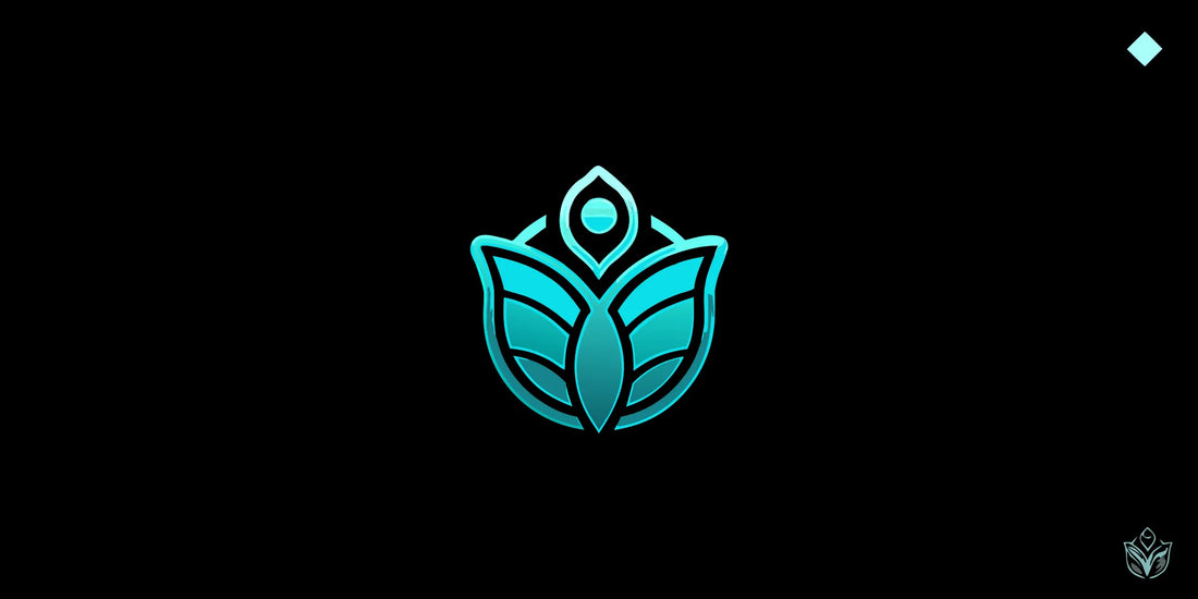A human figure and lotus logo for a guide on somatic movement therapy.