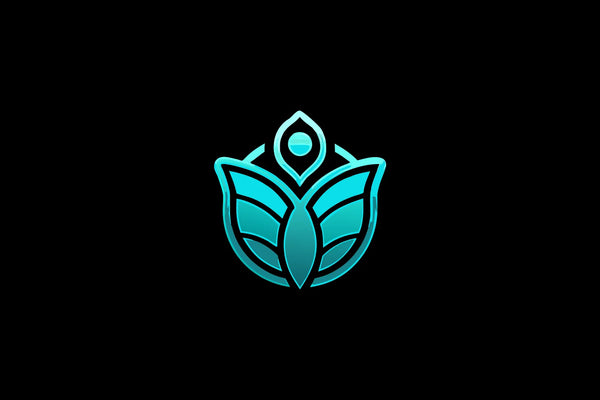 A human figure and lotus logo for a guide on somatic movement therapy.