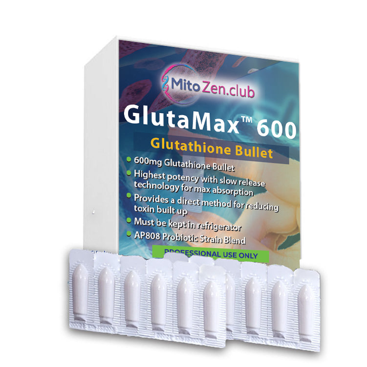 GlutaMax™ 600 – Advanced Glutathione Suppoisotry + Probiotic Complex