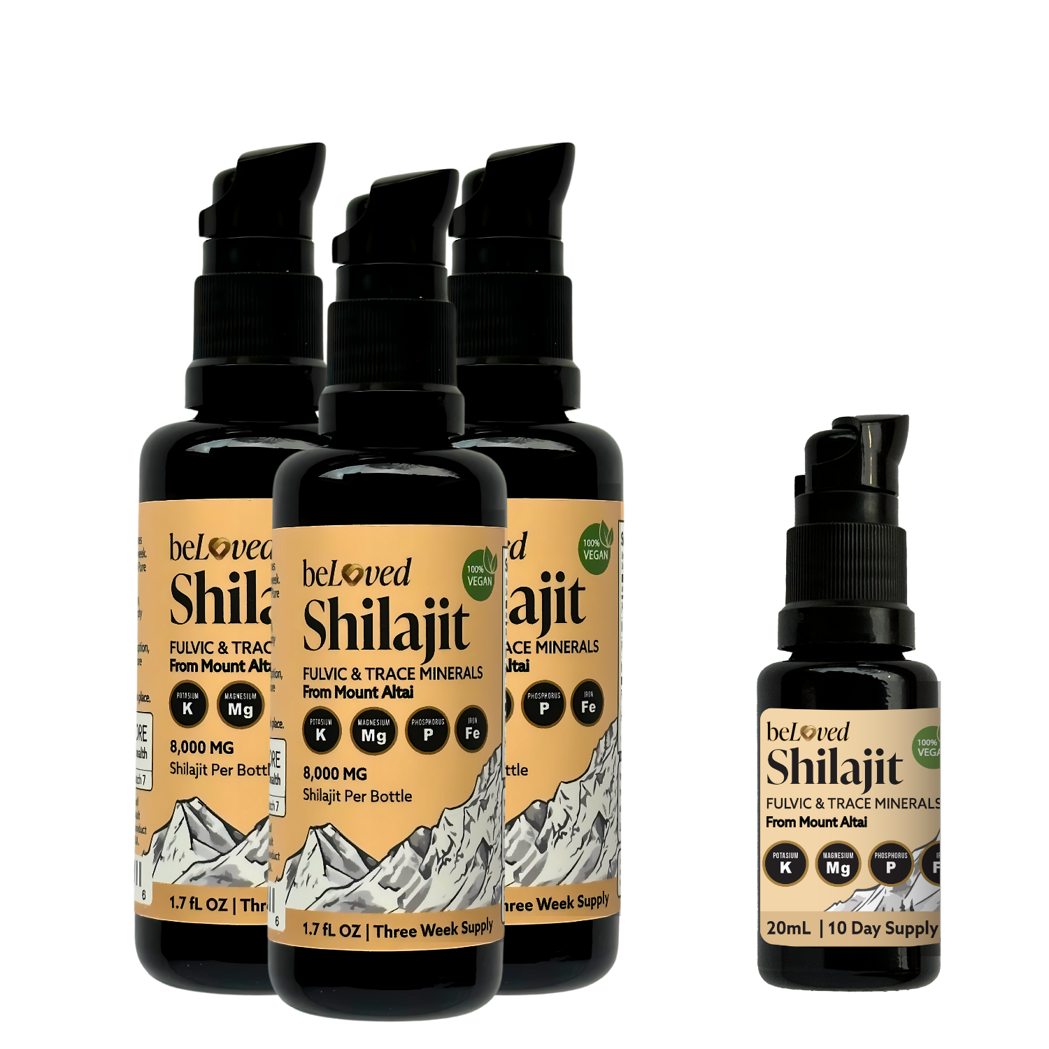 BeLoved Shilajit - Liquid Pump
