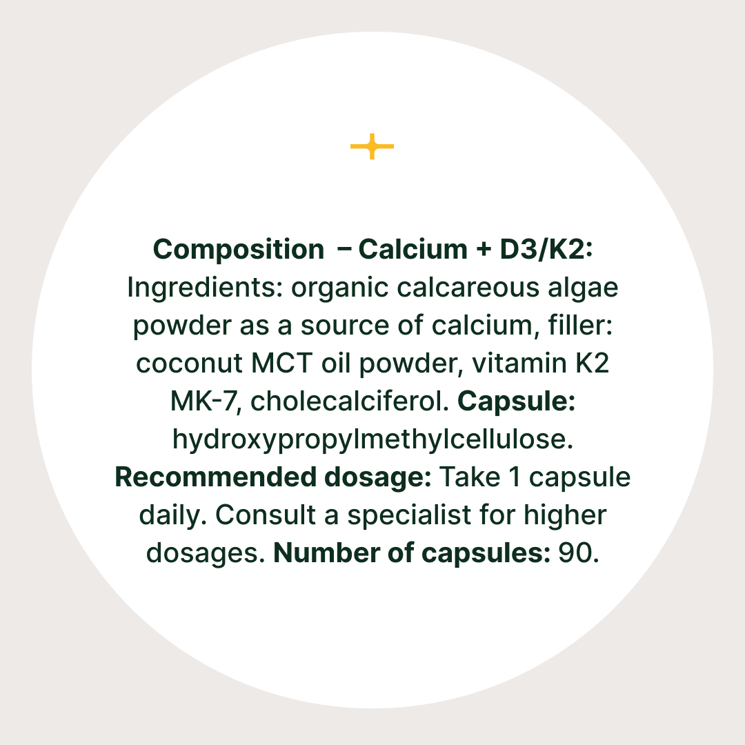 Calcium + D3/K2