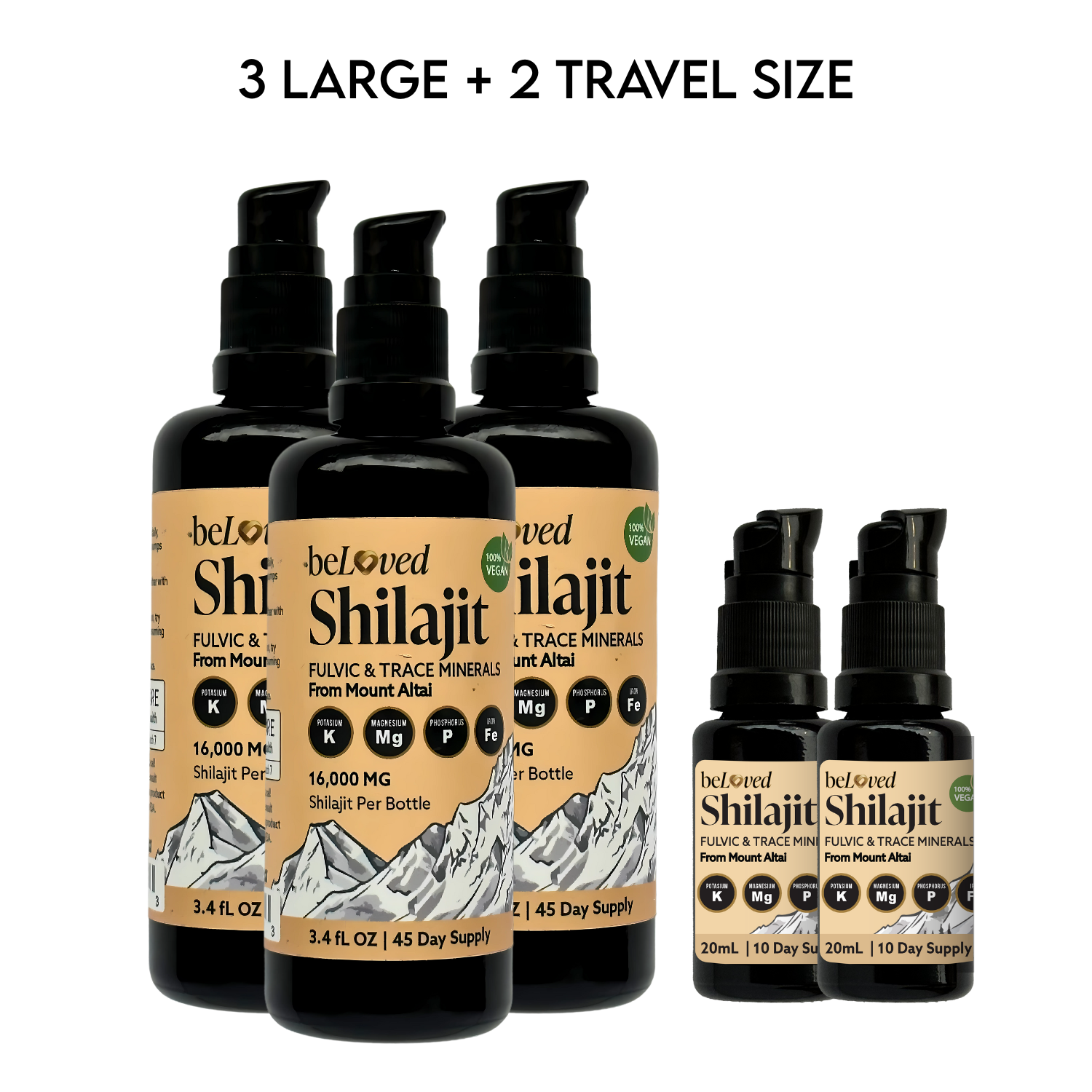 BeLoved Shilajit - Liquid Pump