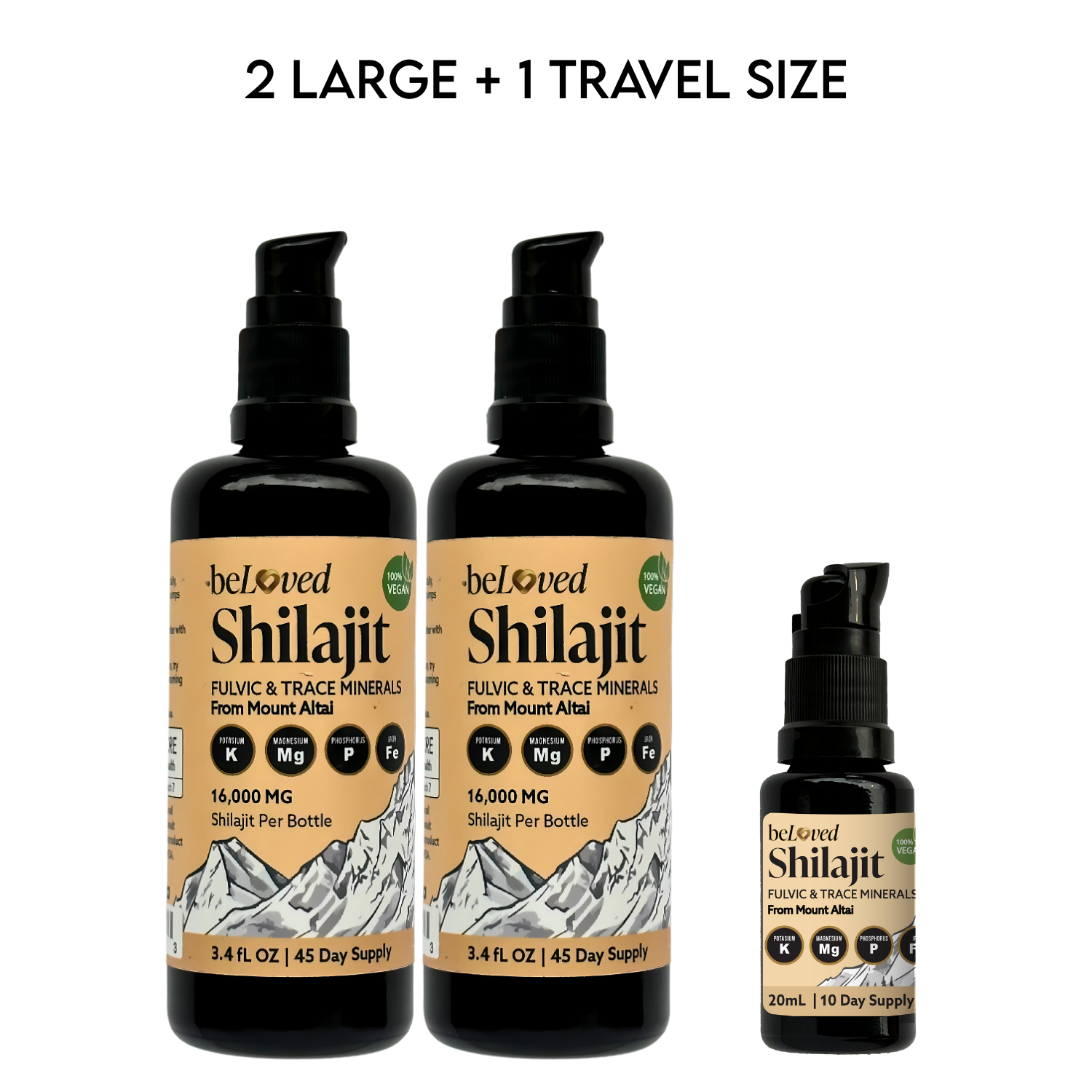 BeLoved Shilajit - Liquid Pump