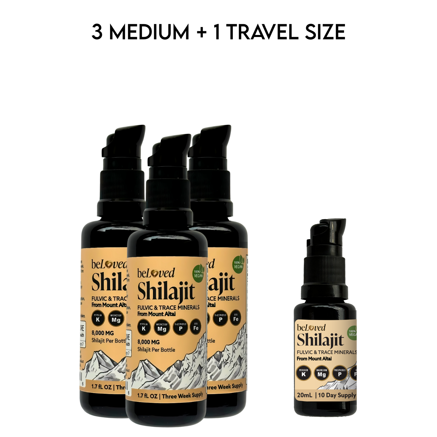 BeLoved Shilajit - Liquid Pump