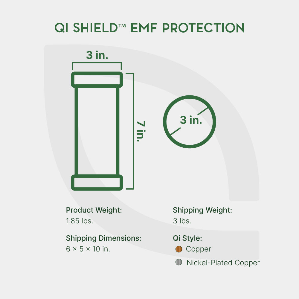 Qi Shield: Weight, Dimensions, and Color