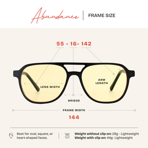 Abundance Clip'N'Go 3 in 1 Blue Light Blockers