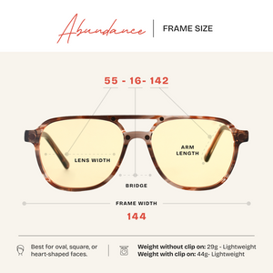 Abundance Clip'N'Go 3 in 1 Blue Light Blockers