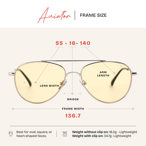 Aviator Magnetic Clip'N'Go 3-in-1 Blue Light Blockers