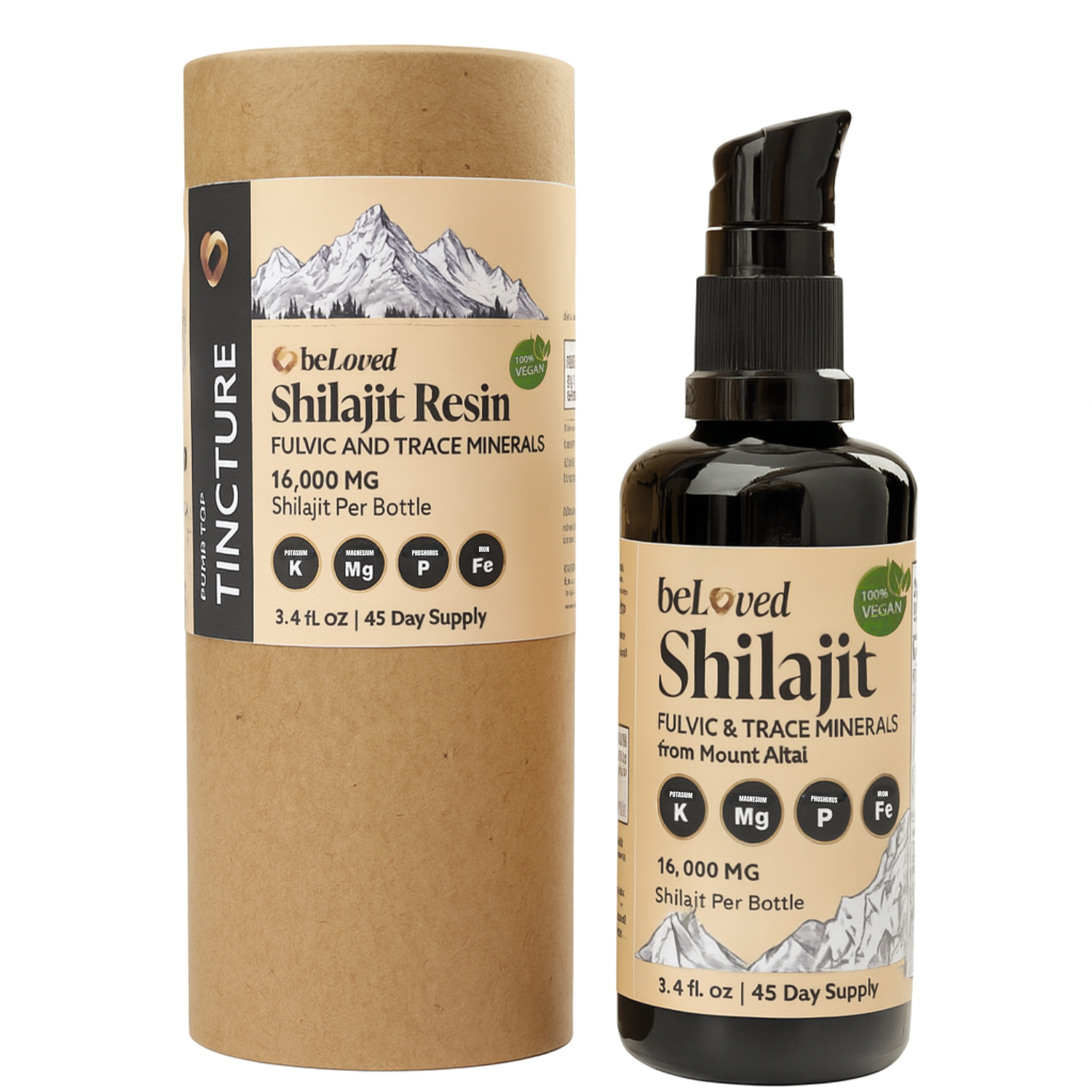 BeLoved Shilajit - Liquid Pump