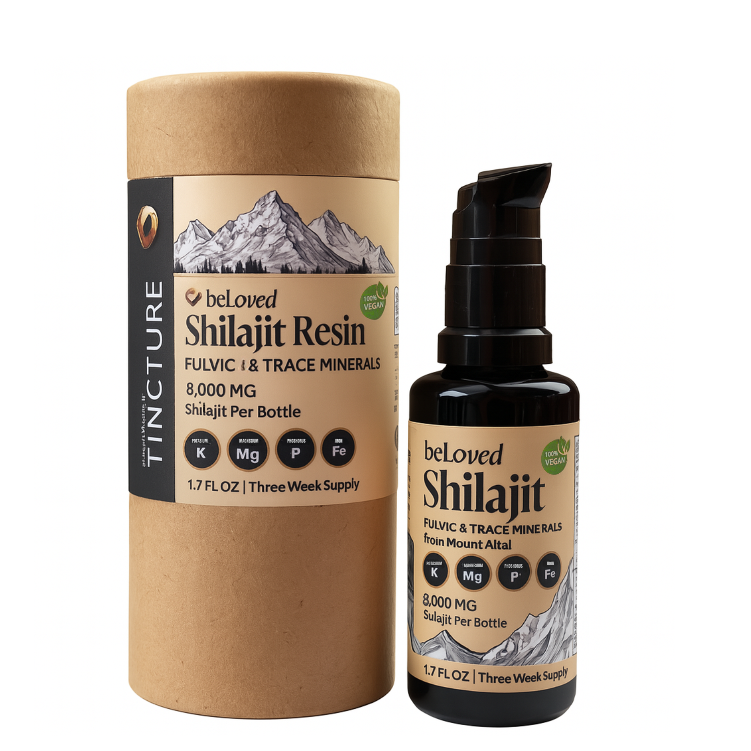 BeLoved Shilajit - Liquid Pump