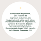 Magnesium, zinc + vitamin B6