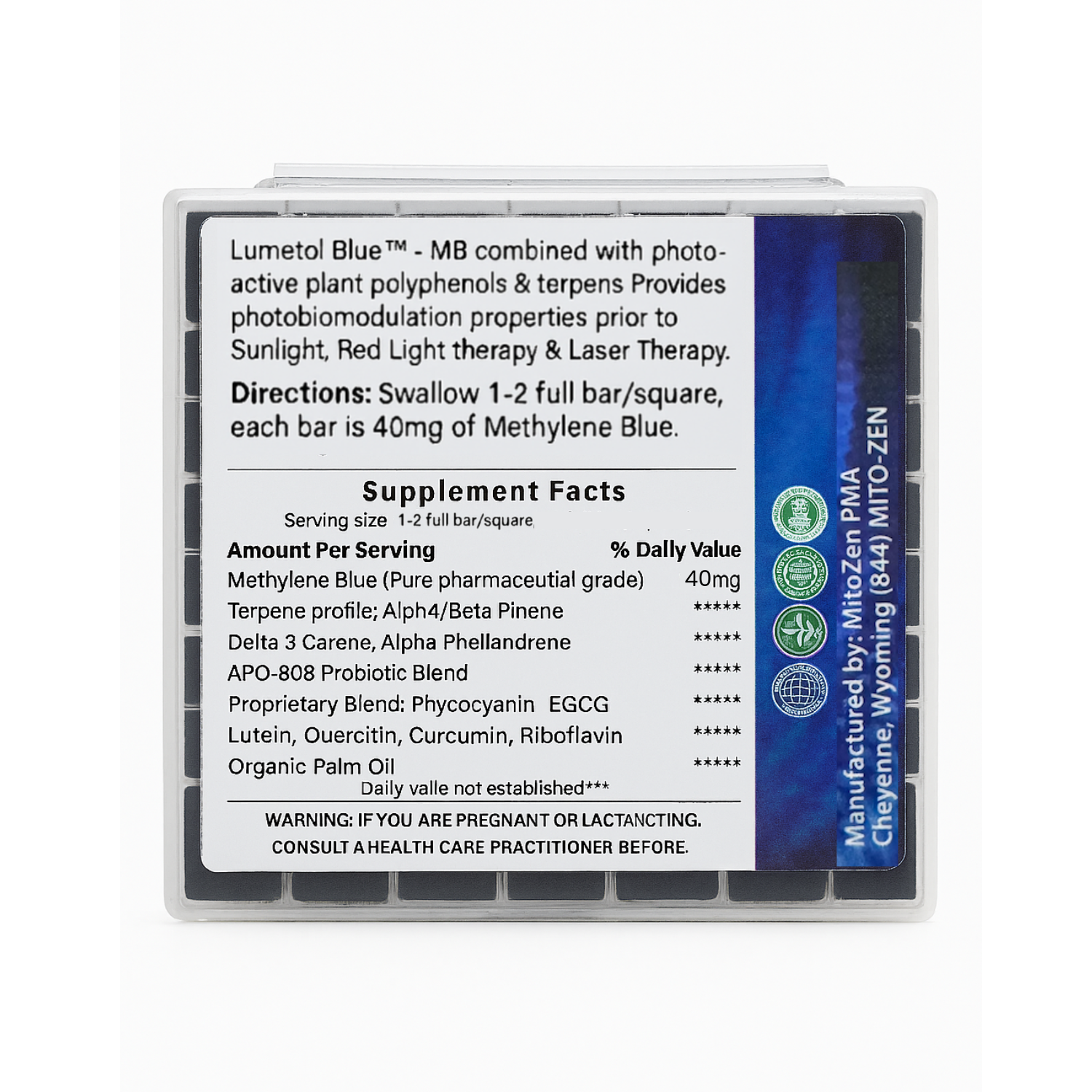 Lumetol Blue™ Bars