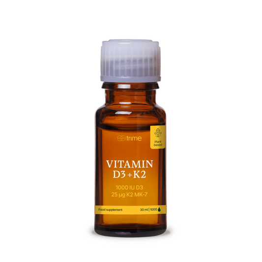 Vitamin D3 + K2, 1000 IU D3 / 25μg K2-MK7